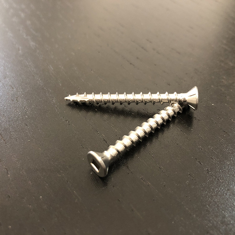 10G X 45mm Wood Deck Screws #2 Square Drive Type 17 304 Stainless Steel Timber Screws