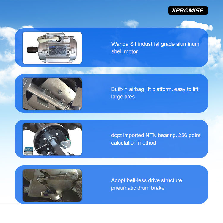 Auto Shop High Speed Truck Wheel Balancer Matching Tire Changer Use In Tire Shop Fits All Vehicles