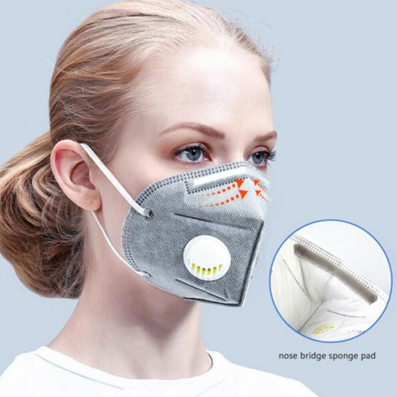 3 Layer Valved Dust Mask Formaldehyde Bad Smell Bacteria Proof Mouth Mask