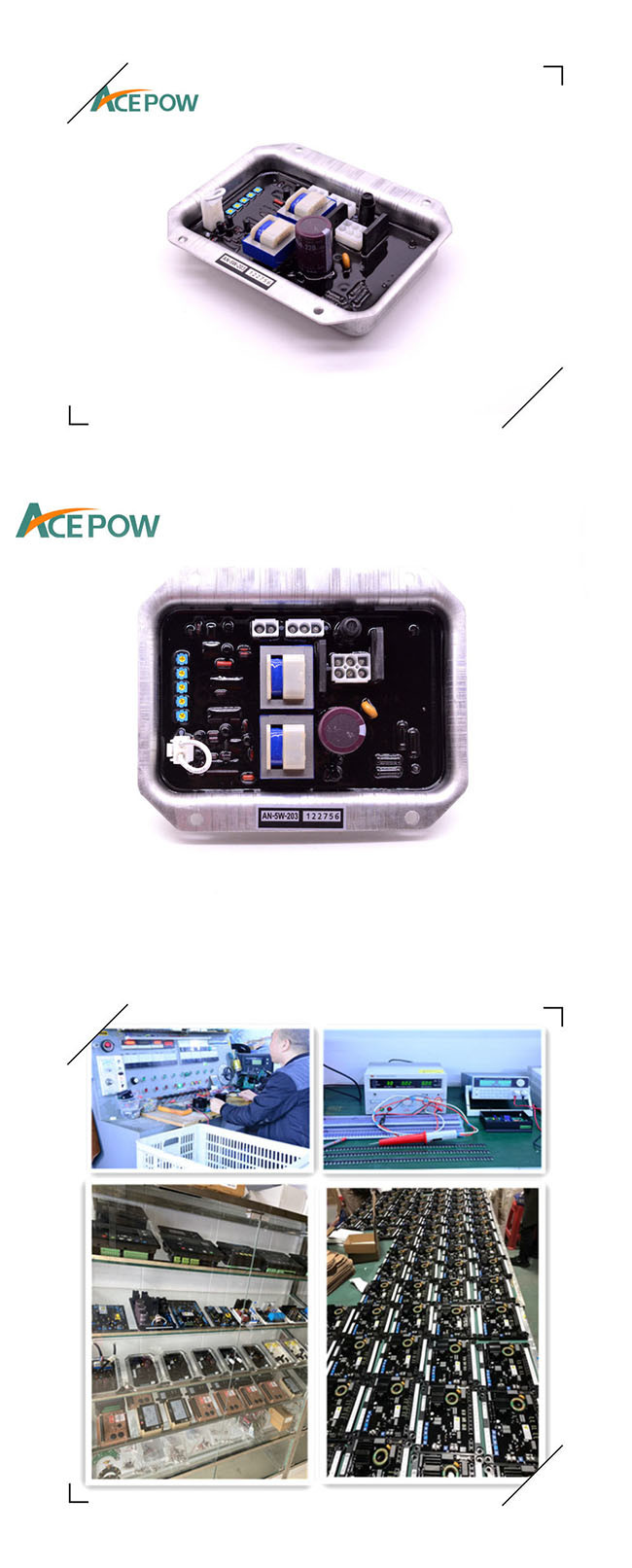 230V Automatic Voltage Regulator For Portable Generator , AVR Voltage Regulator