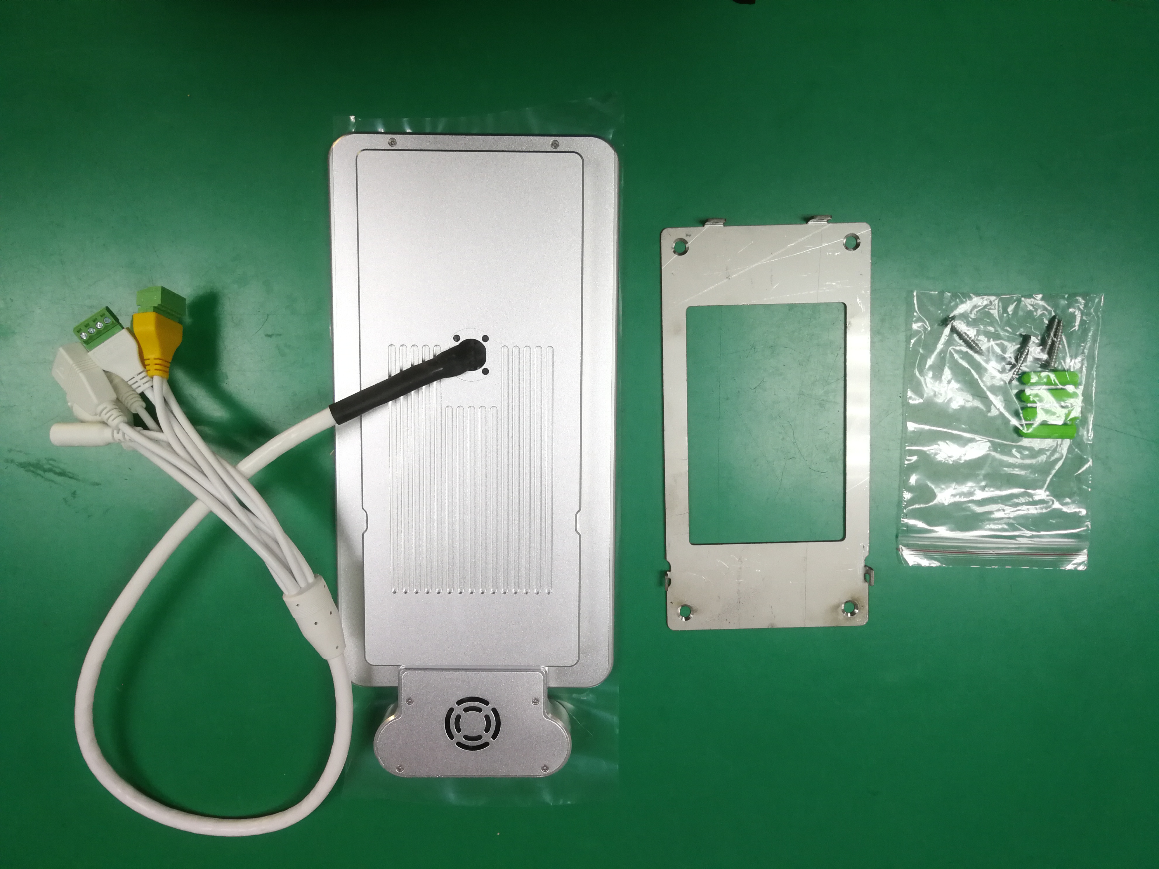 AI face camera recognition temperature detect door access control terminal 8 inch Android panel