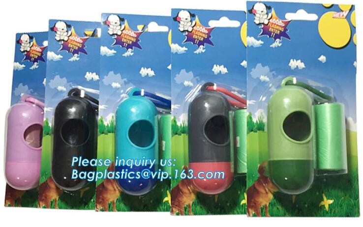High Quality Eco-friendly Degradable Fashion With Printing Doggy Pet Dog Waste Poop Bags, Eco friendly pet dog waste poo