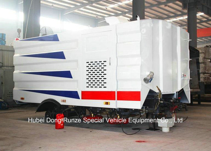 Road Sweeper Custom Truck Bodies For Truck Wheelbase 3360mm 3800mm 4500mm