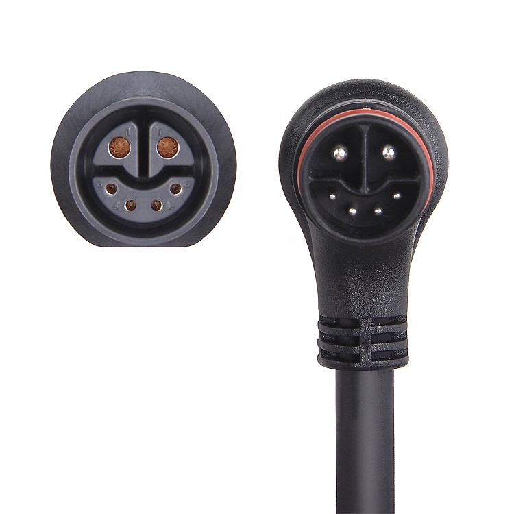 Heng-well 2+5 Pins Connector For Electric E-bike New Energy Battery E-bike Waterproof Connector