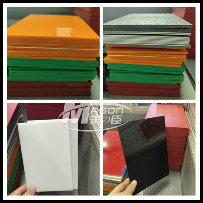 1.2m ABS Plastic Sheet 5mm 6mm 8mm For UV Printed Billboard