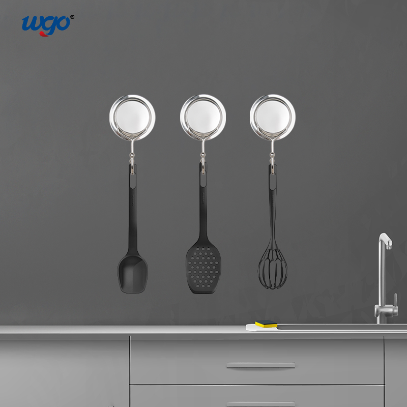 Wholesale Wall Hooks Wall Hanger Sliver Suction Single Hook