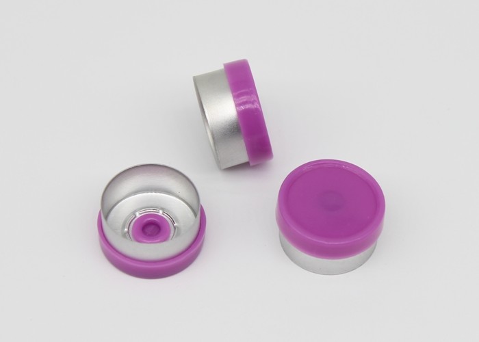 13mm Purple Smooth Flange Injection Pharmaceutical Glass Vial caps