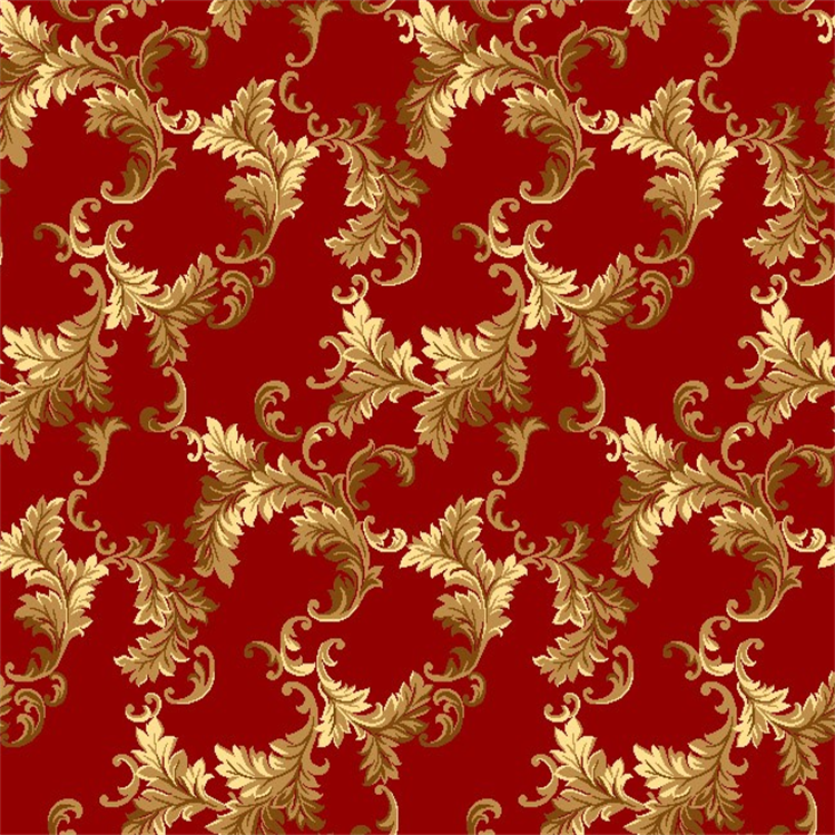 Restaurant Flexible PVC Flooring Jacquard Style Anti - Slip Feature