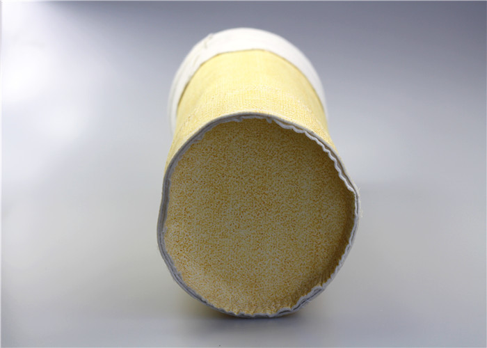 Air Dust Collector Bags Multi Functional Oil Repellent Reasonable Structure Heat Setting Finish