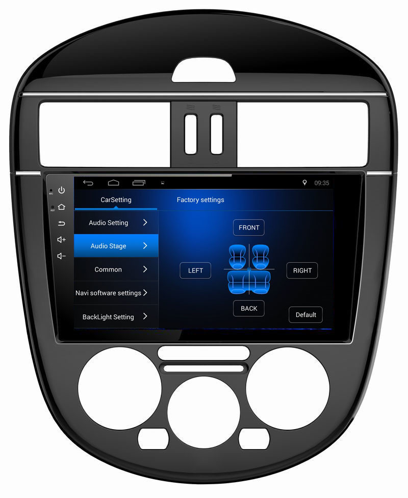 Ouchuangbo car radio multimedia android 8.1 stereo for Nissan Tiida with BT USB SWC wifi music gps navi