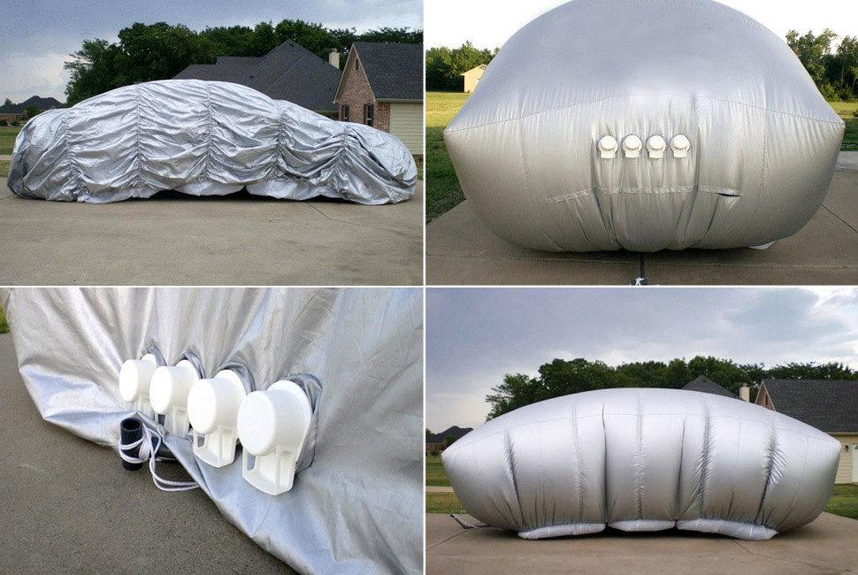 5-6mm Thicken Padded Inflatable Hail Proof Automobile Car Cover