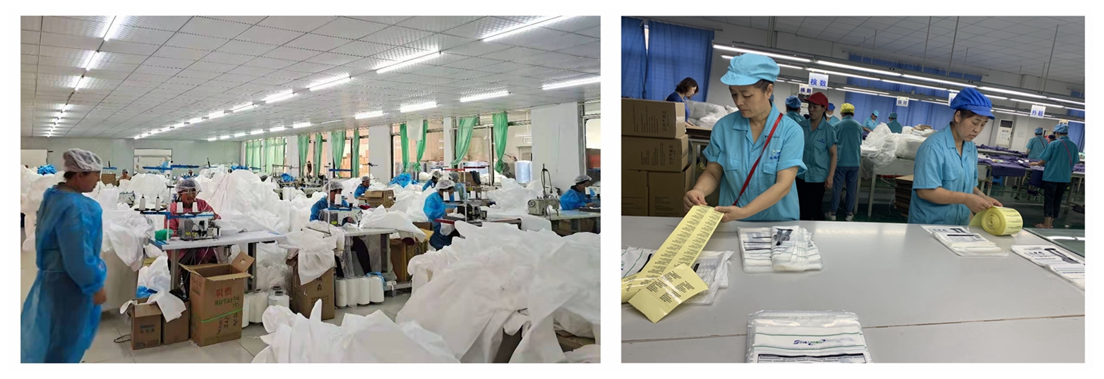 Taped Body Protection Surgical Hazmat Suit Asbestos Removal Waterproof Disposable Coverall
