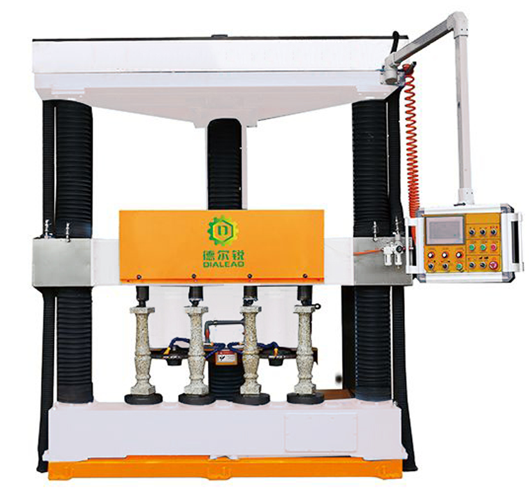 4 Columns CNC Stone Profile Machine For Column Vase Baluster Handrialling