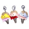 Buy cheap Custom Ice Cream Promotional Leather Keyrings ROHS Approved from wholesalers