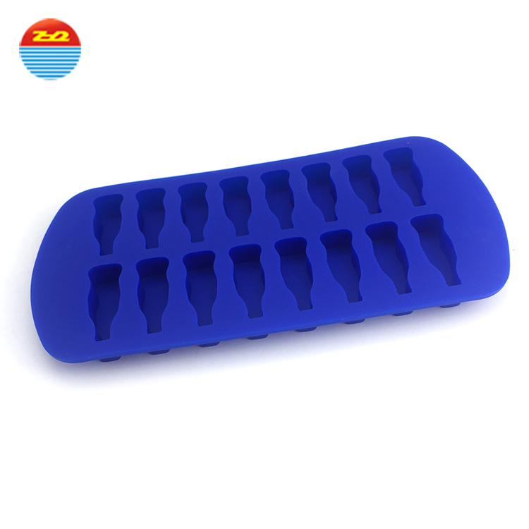 Water Bottle Cylinder Decorative Silicone Ice Cube Trays Multi Purpose Storage Trays