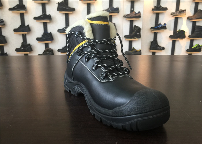 Construction Work Shoes / Cement Construction Shoes Polishable Smooth Odor Control