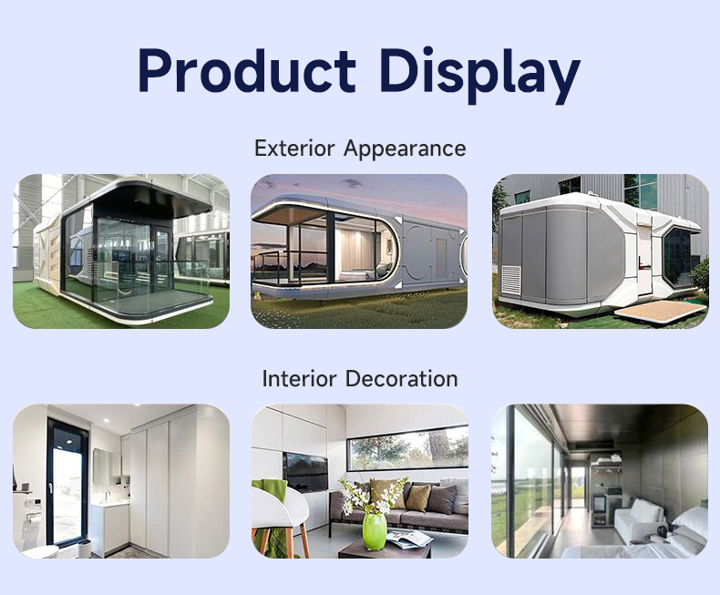 High Grade Prefabricated House Outdoor Easy Installation Living Mini Space Capsule Home for Multi-function Hotel