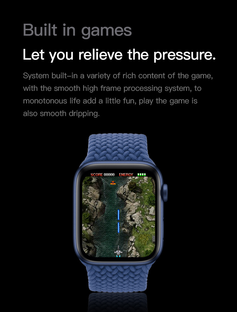 Multi Sports T500+Pro Smart Watches Blood Pressure Band Watch For Men / Women