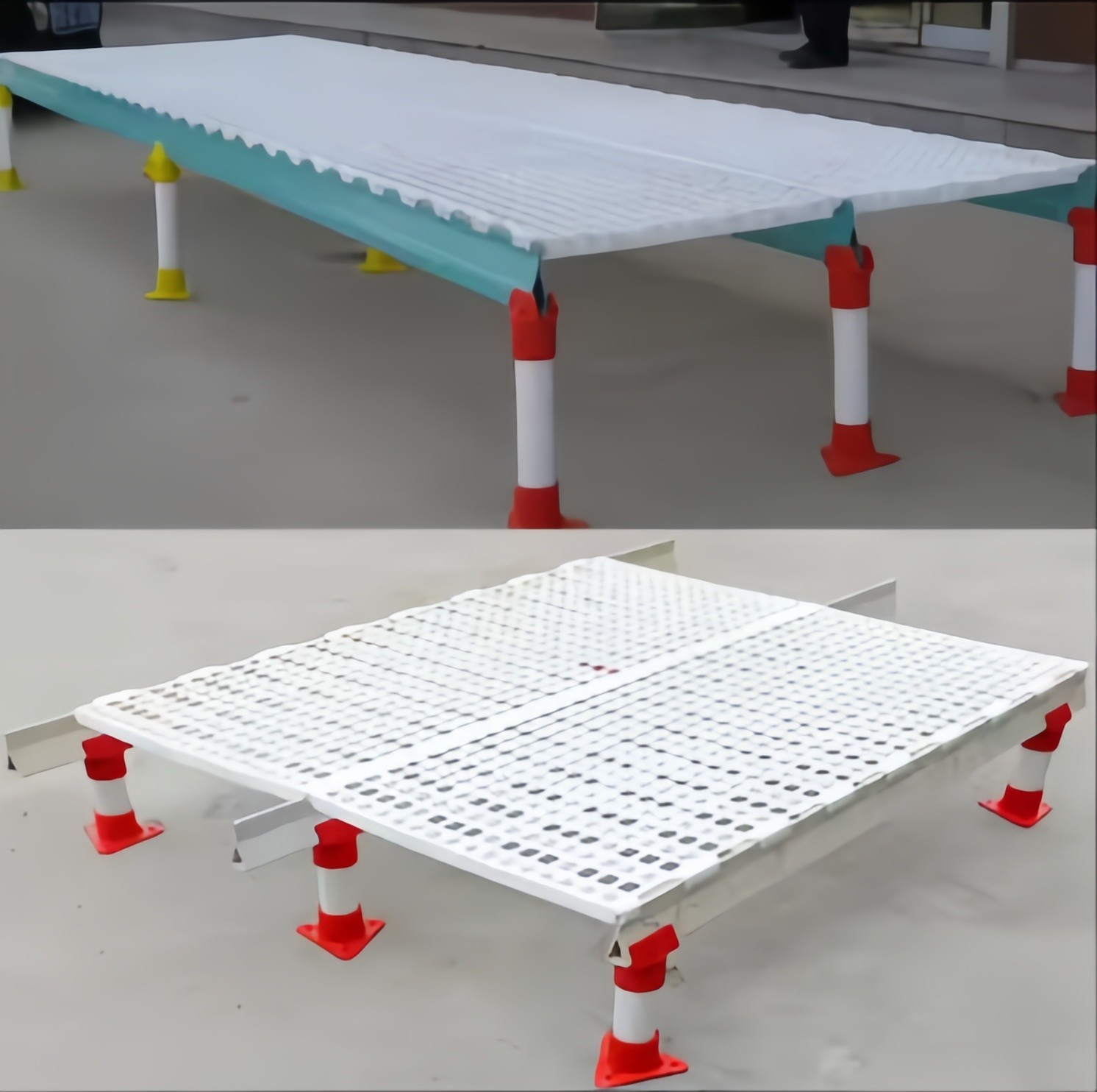 Non Slip Poultry Farm Equipment Plastic Slatted Flooring For Broiler Chicken