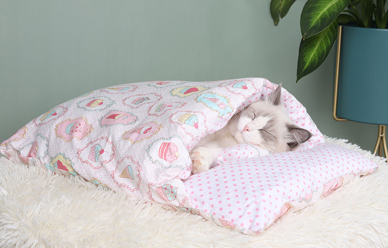 Cat Nest Cloth Closed Pet Bed Mat For Durability And Cozy Comfort