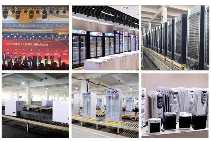 Commercial Fan Cooling Glass Door Beverage Display Upright Cooler Drinks Fridge