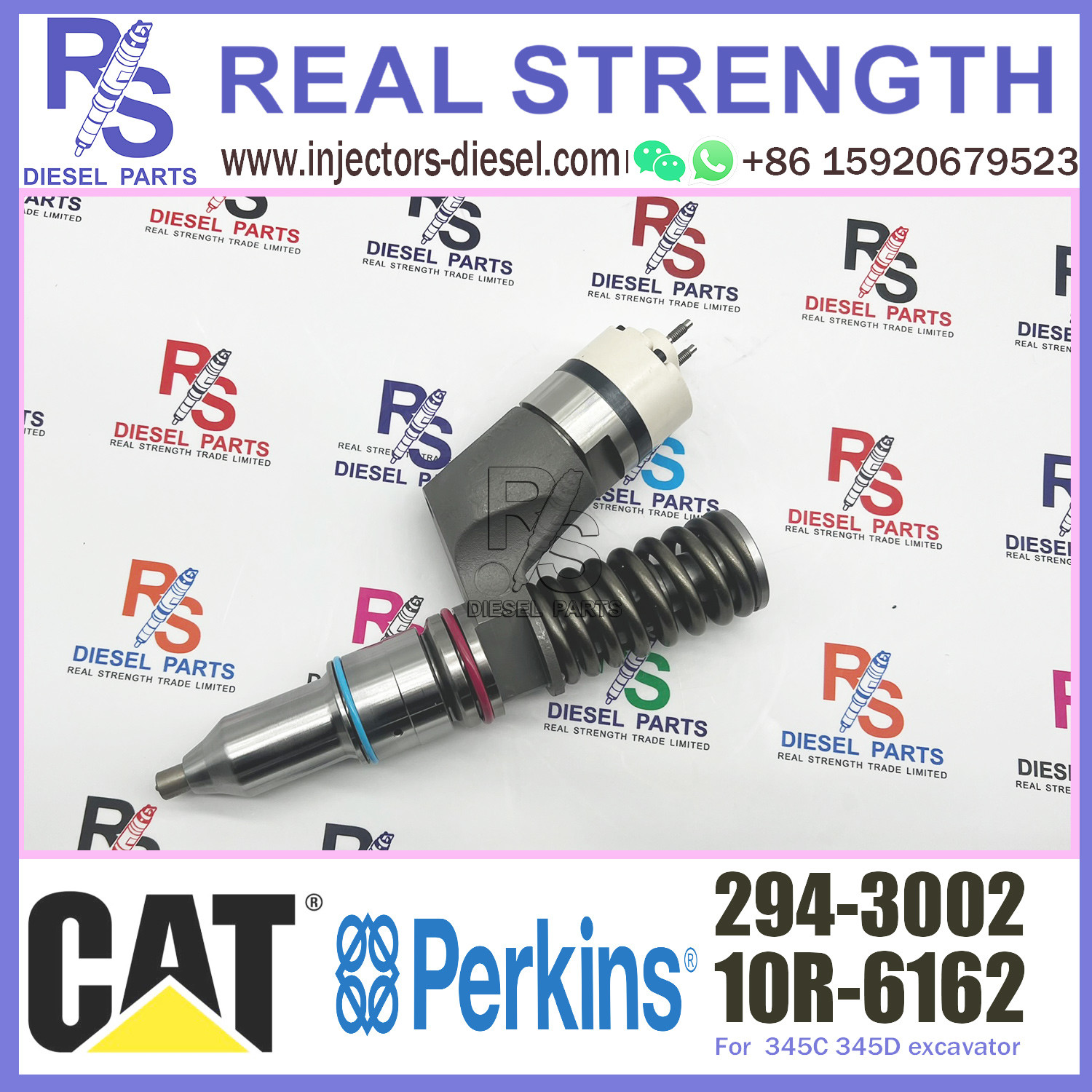 Common Rail C13 Perkins Diesel Injector 294-3002 10R6162 2943002