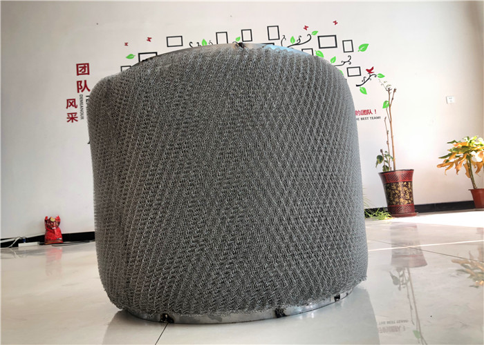 Stainless Steel Wire Mesh Demister Pad Customized Thickness