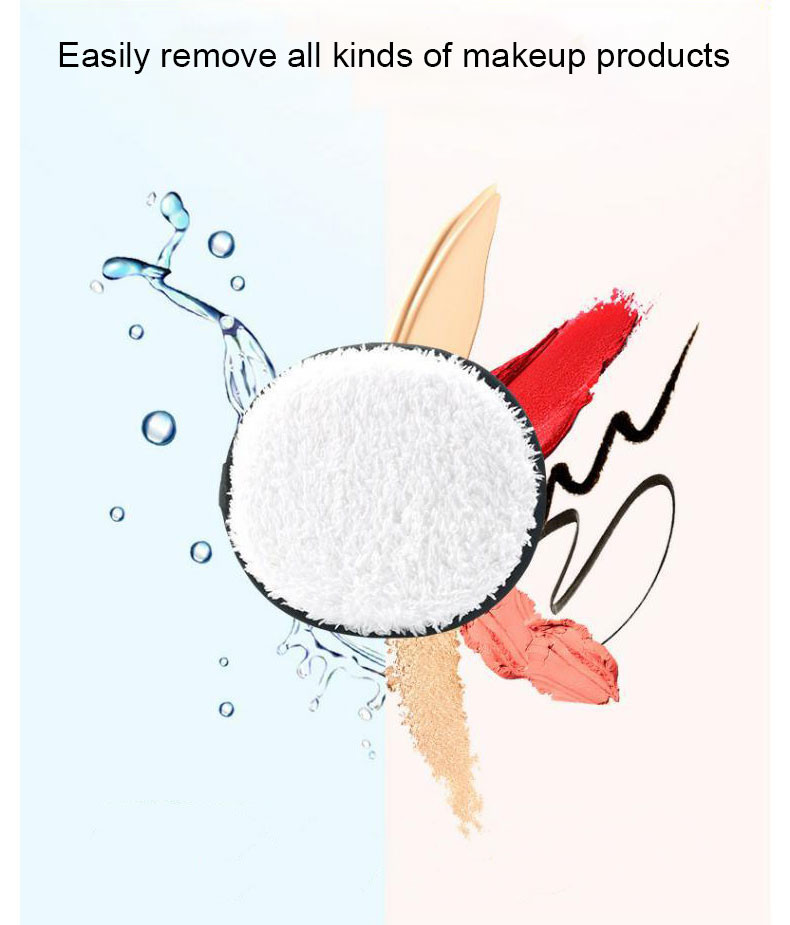 Non Irritating Reusable Makeup Remover Pads Cotton Soft