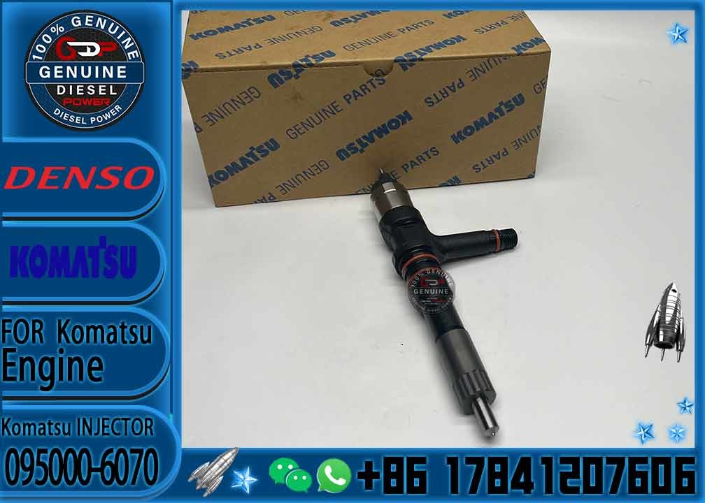 Excavator Diesel Engine Repair Parts 095000-6070 Injector 6251-11-3100 SAA6D125E Engine Fuel Injector PC400-8 PC450-8