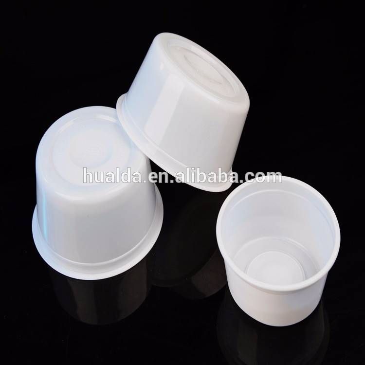Popular disposable baking cake folding tray food container moulding forming machine