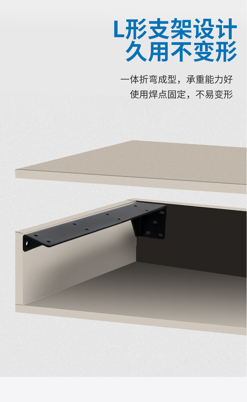 Silver Rustic Iron L Angle Floating Shelf Brackets for Wall Shelves