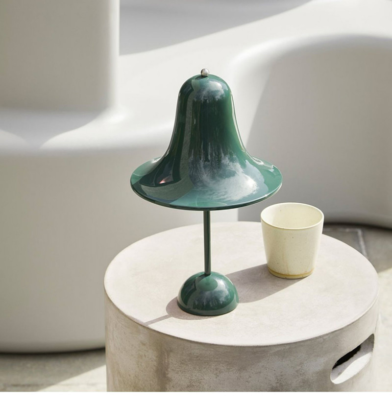 Nordic Classic Simple Bedside lamp for Living Room Foyer Study Home Decor Bell Table Light(WH-MTB-273)