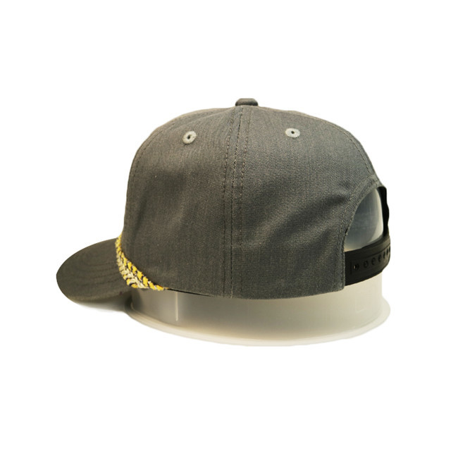Creative Baseball Long Brim Cap Custom Embroidery Chain Strip SGS BSCI