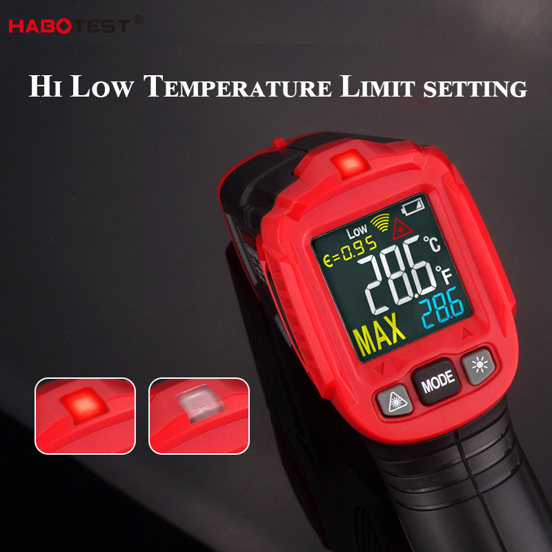 Medical Grade Non Contact Digital Thermometer Laser Gun