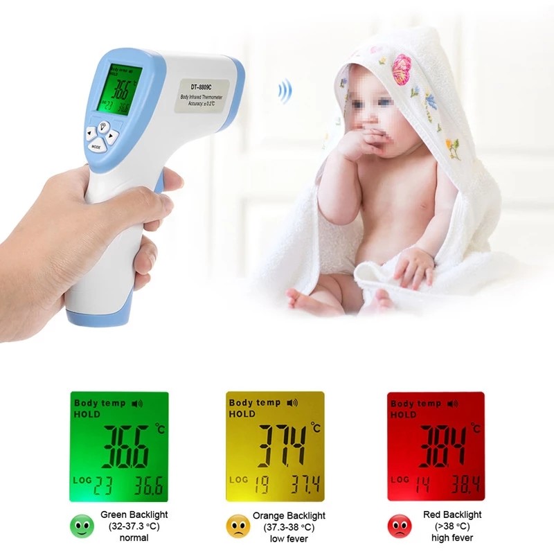 Human Body Non Contact Forehead Thermometer Adult Forehead Thermometer Gun