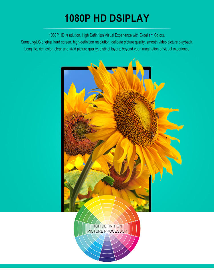 Full HD Indoor 42 Inch Digital Information Display