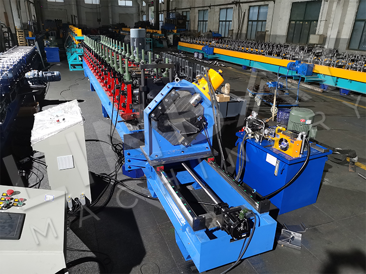 Anti-Corrosion Hydraulic Punch Galvanized Steel Scaffolding Plank Production Line