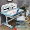 Buy cheap Metal Steel Study Table And Chair Set Blue Large Storage 33x30x62cm from wholesalers