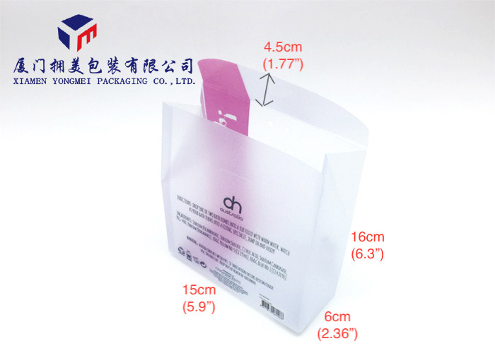 Embossed Clear PVC Packaging Boxes For Bath Bombs Light Weight 15cmX6cmX16cm