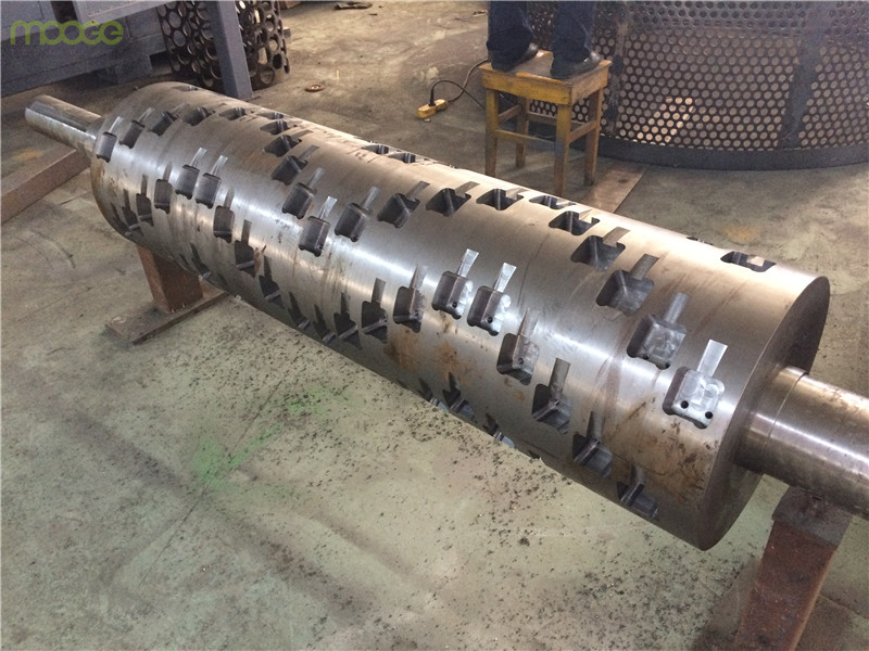 PVC HDPE Heavy Duty Plastic Shredder Machine 400MM Plastic Recycling Shredder