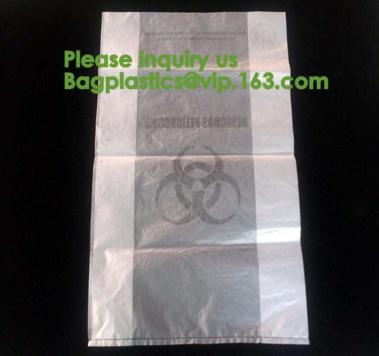 Lab, Hospital, Healthcare, Safety, Infectious, Medical Waste Disposal Warning Label Sterilization Indicate