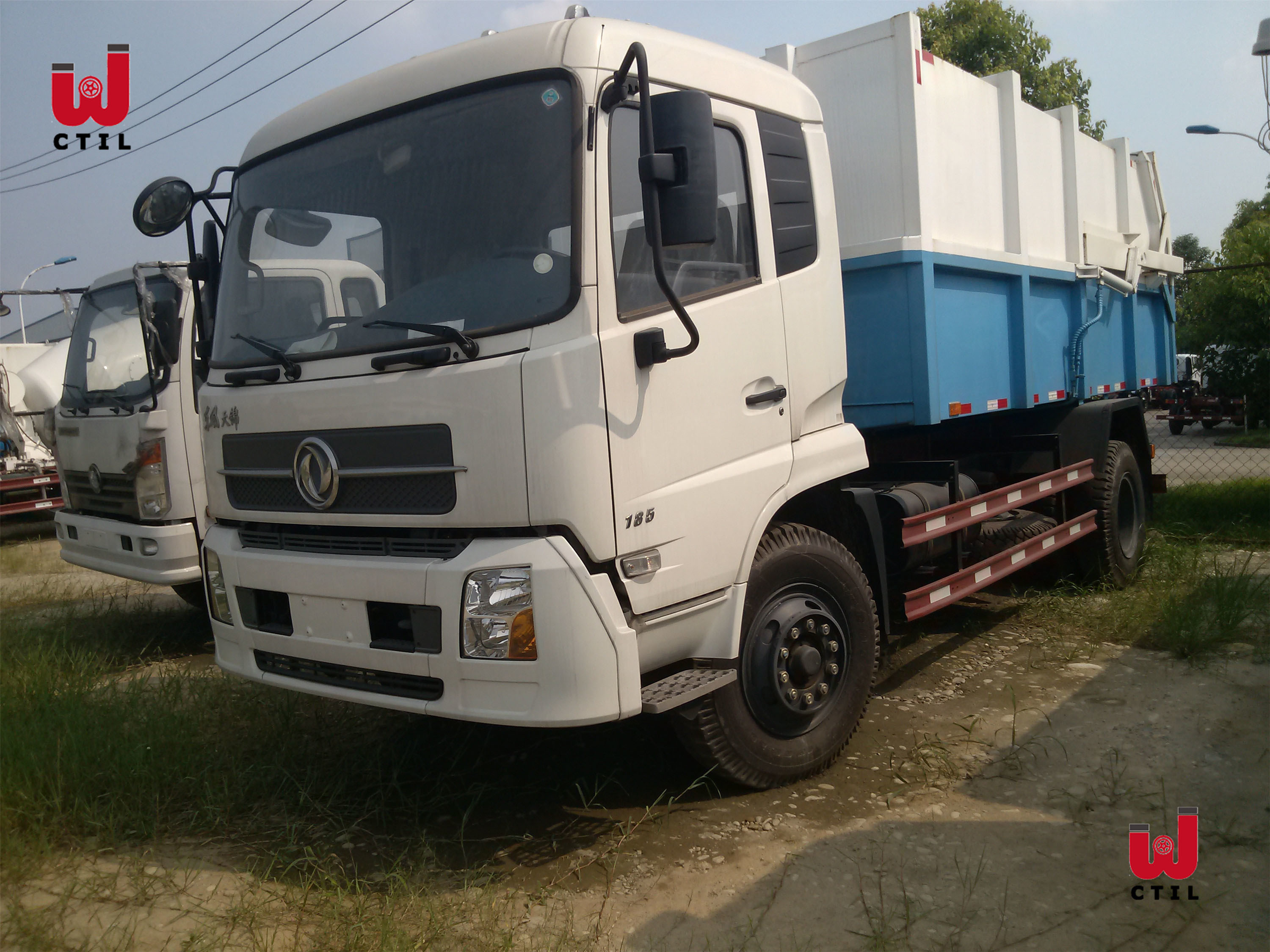 Manual Compactor Garbage Truck 14m3 Electric Waste Collection Truck