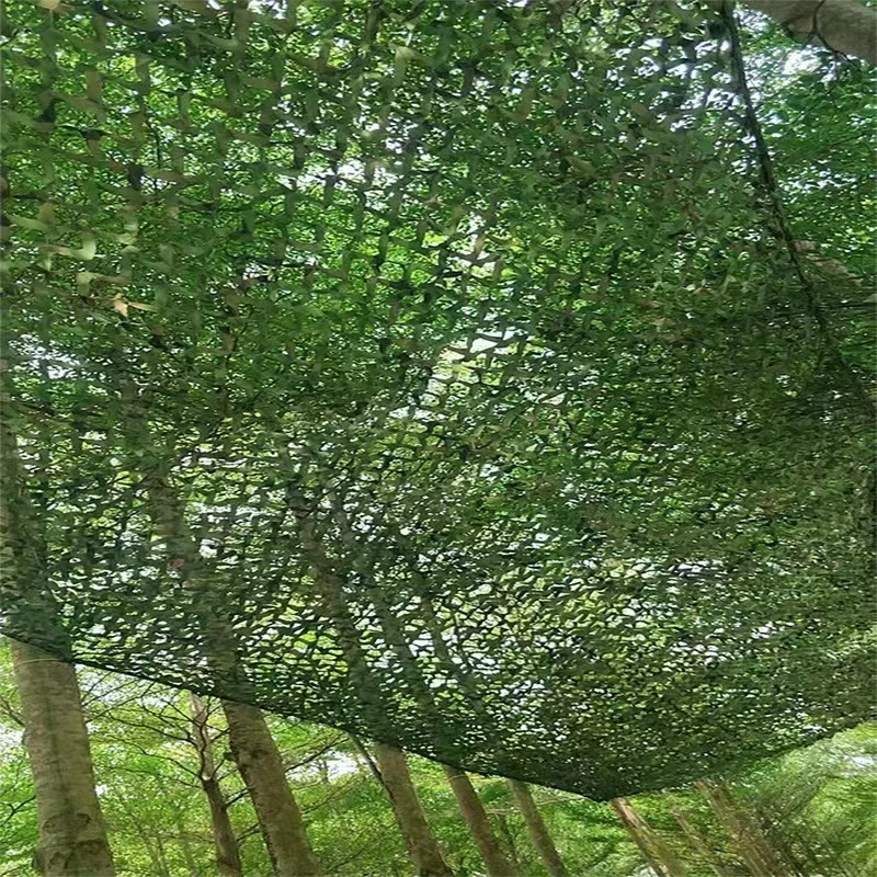 Customized Anti-tear Three-layer Pseudo-large Size Sunscreen Decorative mesh Camo Net White Military Camouflage Net