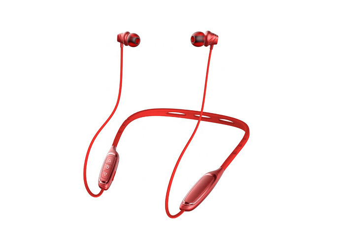 Red Waterproof Sports Earphones , Mini Wireless Sport Bluetooth Earbuds