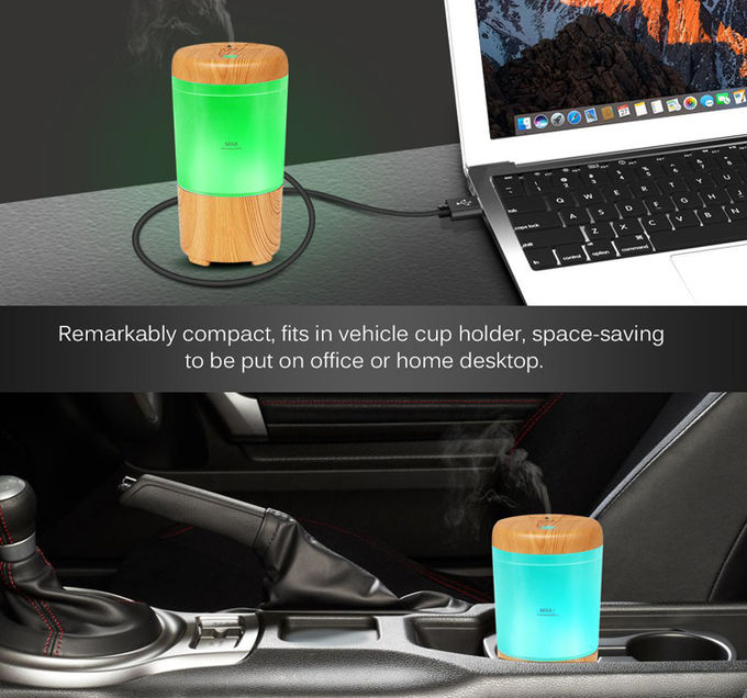 Whisper - Quiet Wood Grain 50ml USB Car Aroma Diffuser