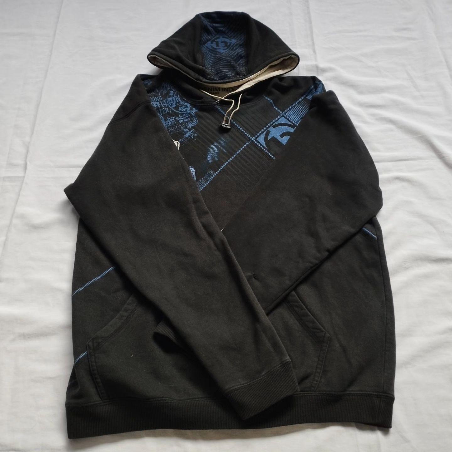 Dtg Print Custom Color Block Hoodie Nylon Lining Urban Streetwear Hoodies