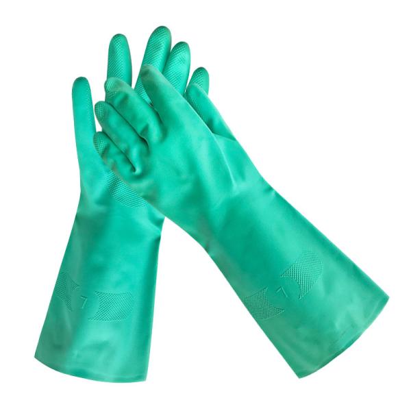 XXL Nitrile Gloves Protection Against Chemicals 15Mil Solvent Resistant Heavy