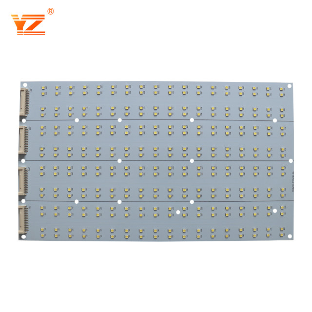 White Silkscreen 220v PCB Printed Circuit Board Assembly 5730 LED Chips