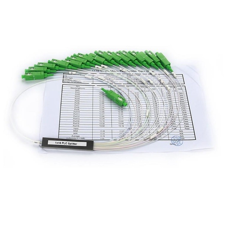 Compact Low PDL FTTH Passive Fiber PLC Splitter