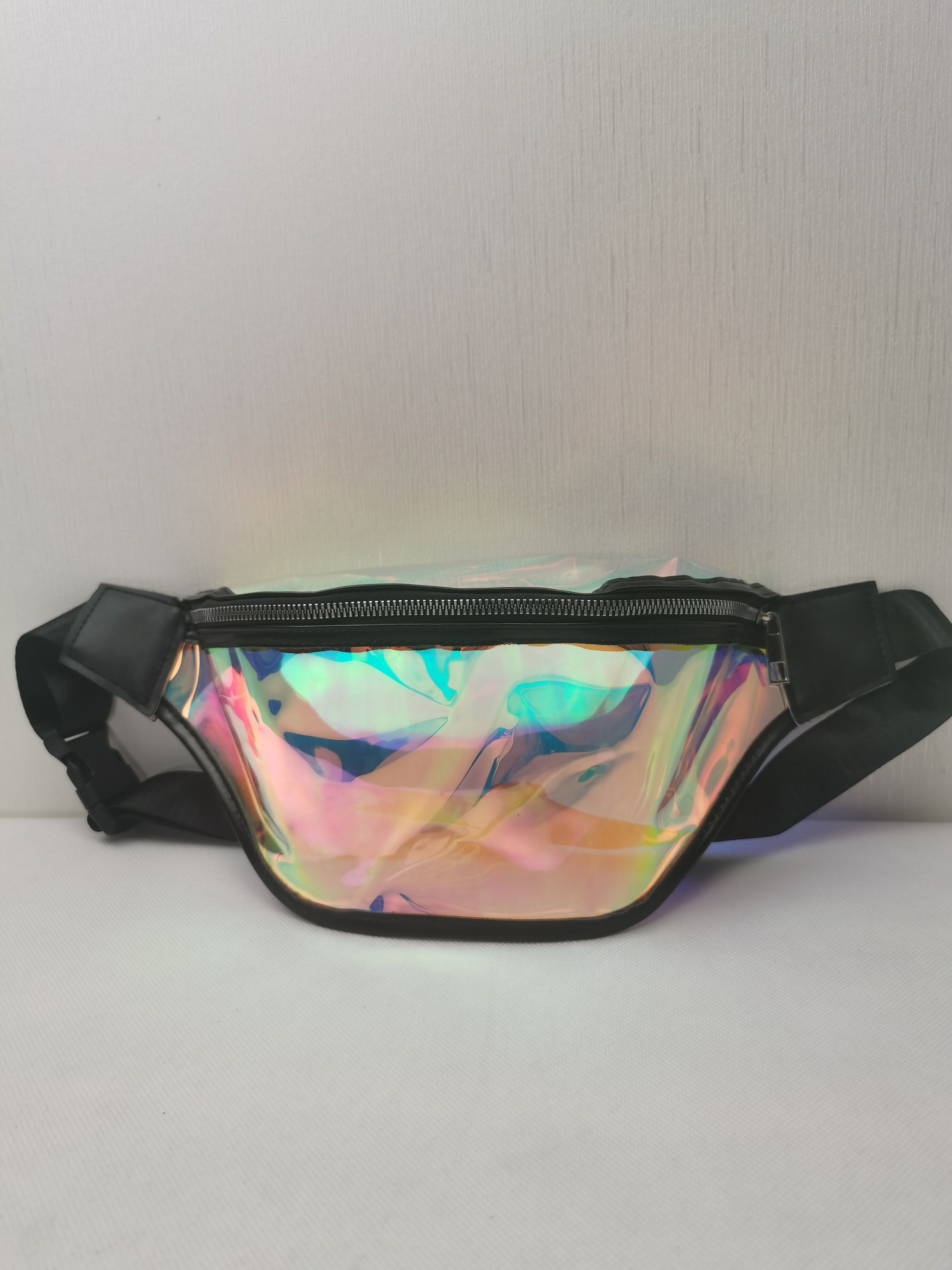 Transparent PVC Bum Bag Fashion Reflective Waist Bags Holographic Laser Fanny Pack